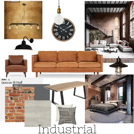 industrial Interior Design Mood Board by Efi Papasavva on Style Sourcebook