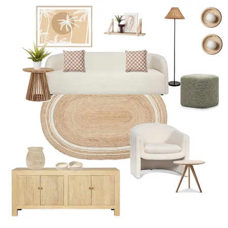 Noosa 111 Natural Oval Interior Design Mood Board by Rug Culture on Style Sourcebook