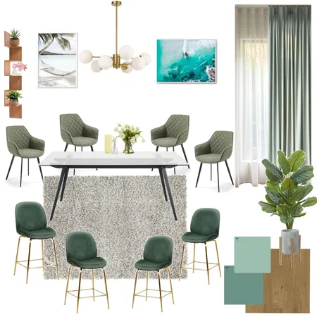 Dining Room Interior Design Mood Board by Thana on Style Sourcebook