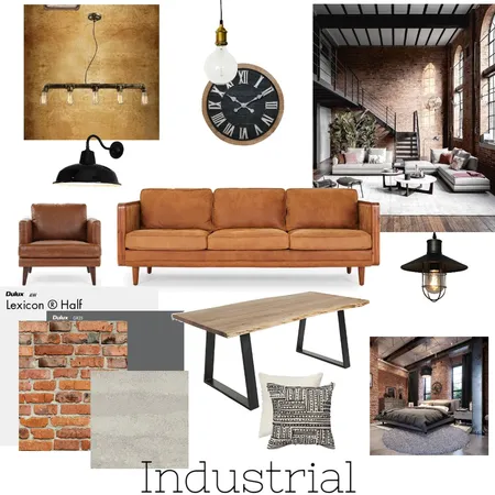 industrial Interior Design Mood Board by Efi Papasavva on Style Sourcebook