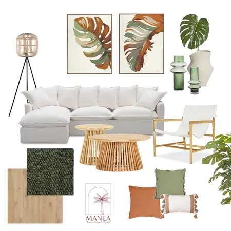 Coastal Living Room Interior Design Mood Board by Manea Interior Design & Styling on Style Sourcebook