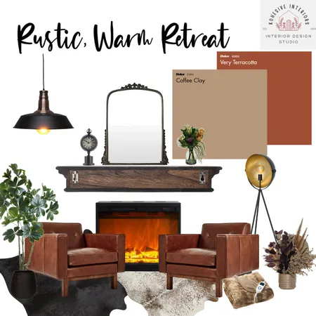 Rustic Warm Retreat Interior Design Mood Board by Kohesive on Style Sourcebook