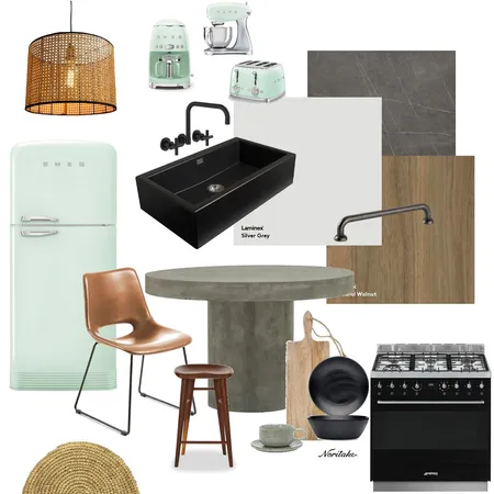 kitchen (gray-woody) Interior Design Mood Board by anastasia.stv on Style Sourcebook