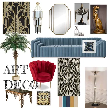 ART DECO Interior Design Mood Board by legs1164 on Style Sourcebook