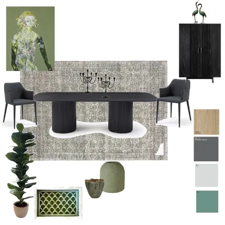 Dining room Interior Design Mood Board by inspirebyMJ on Style Sourcebook