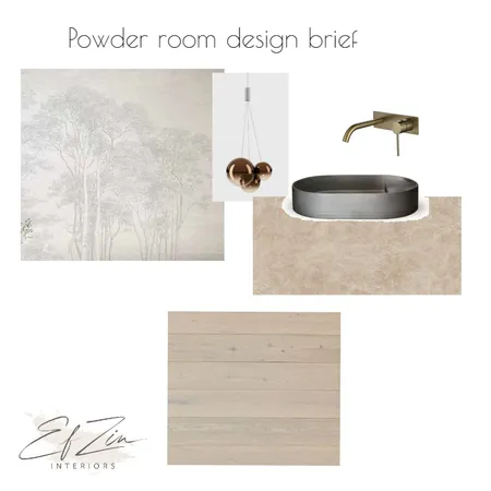 7 Gray- Powder room design Interior Design Mood Board by EF ZIN Interiors on Style Sourcebook