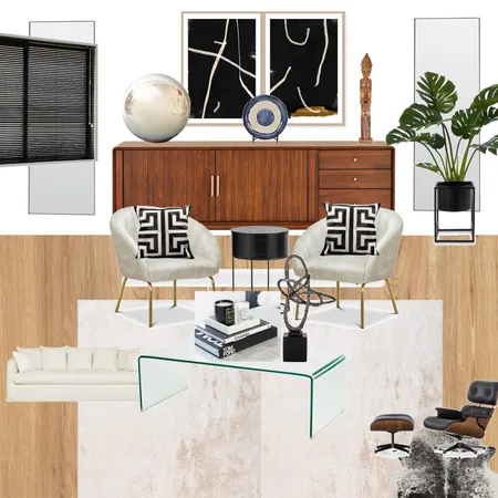 Living Area Wall Side Interior Design Mood Board by L7 on Style Sourcebook