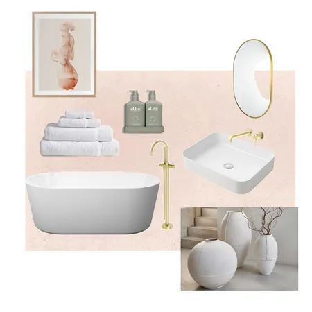 Modern Organic Bathroom Interior Design Mood Board by Smith1912 on Style Sourcebook