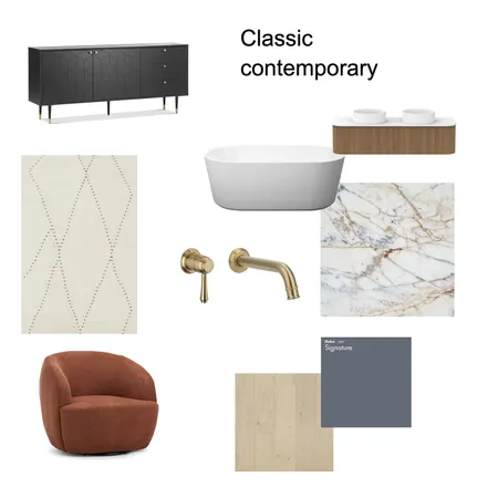 Classic Contemporary Interior Design Mood Board by Susie Miles Design on Style Sourcebook