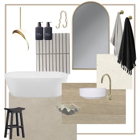 Raw Coastal - Bathroom Renovation Interior Design Mood Board by amillâ studio on Style Sourcebook