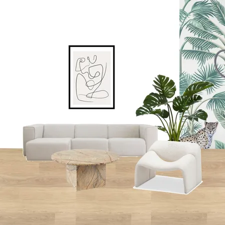 Urban Jungle Living Room Interior Design Mood Board by sarah_1116 on Style Sourcebook