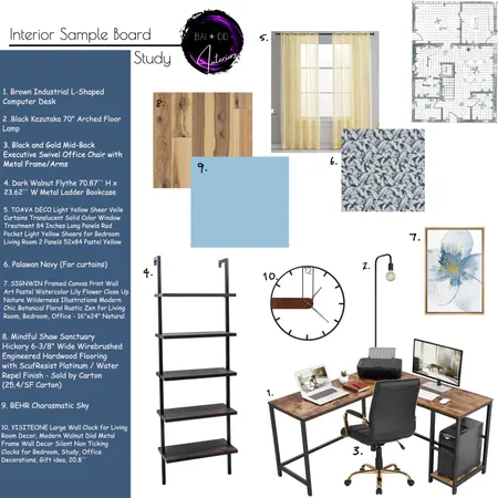 IDI Module 9 Interior Sample Board - Study Interior Design Mood Board by bai12345 on Style Sourcebook