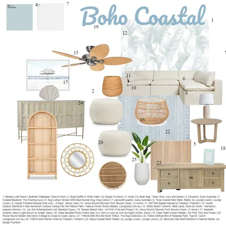 Modern Coastal Interior Design Mood Board by mego805 on Style Sourcebook