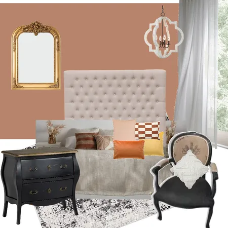 Chambre inspiration baroque 4 Interior Design Mood Board by Le Flamant Rouge Design d'intérieur on Style Sourcebook