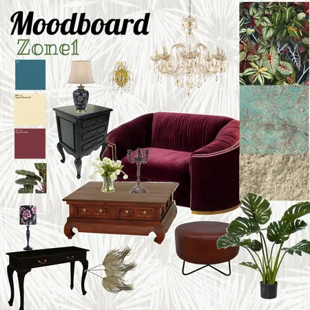 Cafe MD Project 1 Interior Design Mood Board by Jihan B on Style Sourcebook