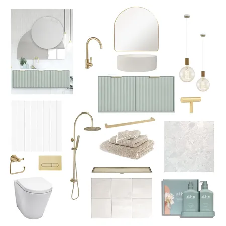 Hudson's Ensuite Interior Design Mood Board by MaddiePM on Style Sourcebook