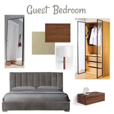 Geust Bedroom Interior Design Mood Board by vasiliki_gr on Style Sourcebook