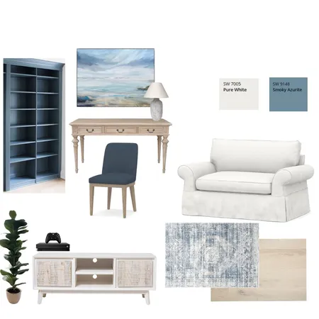 Study Monochromatic Interior Design Mood Board by jordanworkinteriors on Style Sourcebook