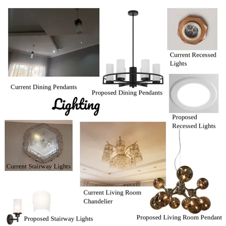 Lighting Interior Design Mood Board by Brenda Maps on Style Sourcebook