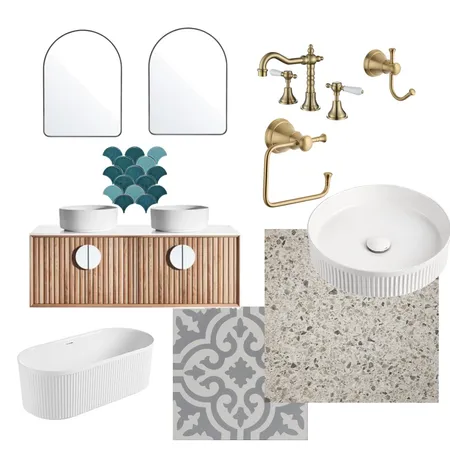 Ensuite Interior Design Mood Board by monikalijovic on Style Sourcebook