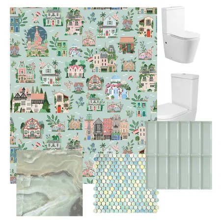 Toilet green hue Interior Design Mood Board by Care55a on Style Sourcebook