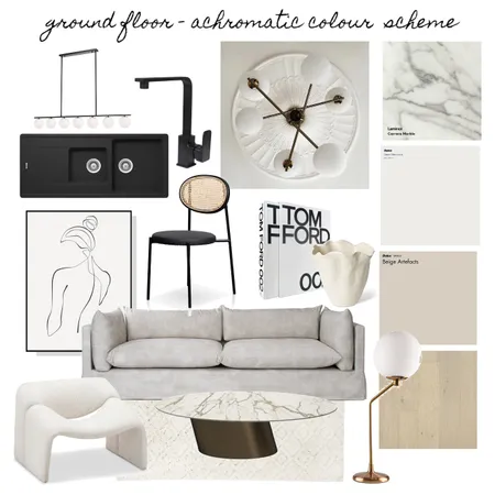 Achromatic Moodboard 2 Interior Design Mood Board by jendabkim on Style Sourcebook