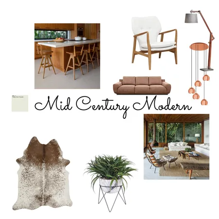 Mid Century Modern Interior Design Mood Board by coastshack on Style Sourcebook