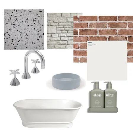 Simple Bathroom Interior Design Mood Board by Just a Guy on Style Sourcebook