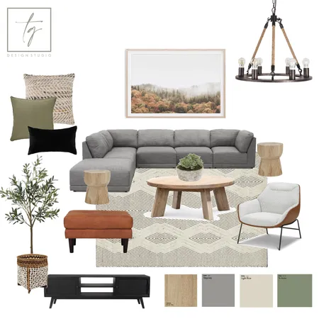 Villa 4 Living Room Interior Design Mood Board by Tanya G on Style Sourcebook