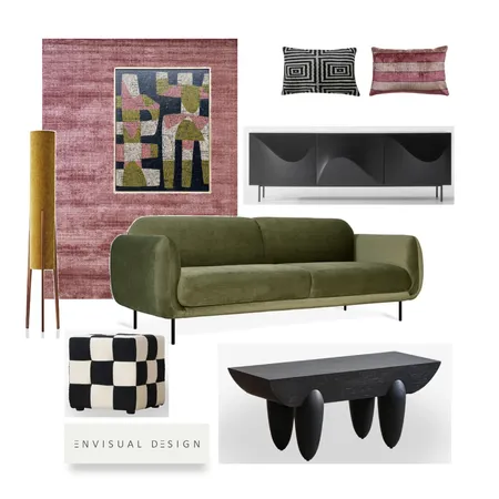 70's Interior Design Mood Board by envisual design on Style Sourcebook