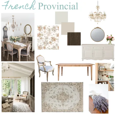 French Provincial Interior Design Mood Board by mfujiwara on Style Sourcebook