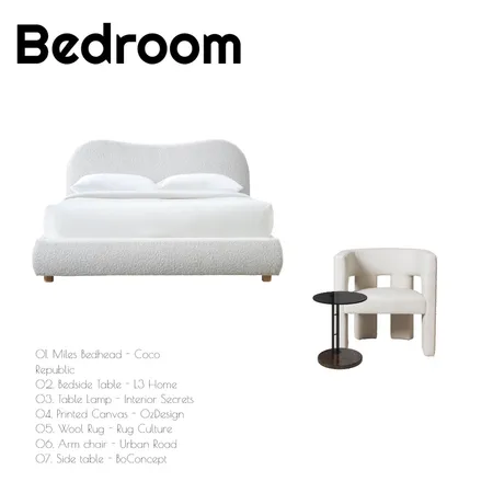 Bedroom Interior Design Mood Board by DoubleBun on Style Sourcebook