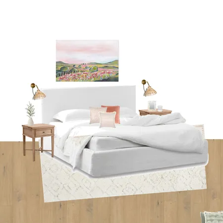 Master Bedroom floral blush Interior Design Mood Board by Hart on Southlake on Style Sourcebook