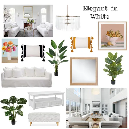 Elegant in White Interior Design Mood Board by bakermichelle765@yahoo.com on Style Sourcebook