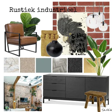 Moodboard opdracht 3 Retro industrieel Interior Design Mood Board by Sassefrats on Style Sourcebook