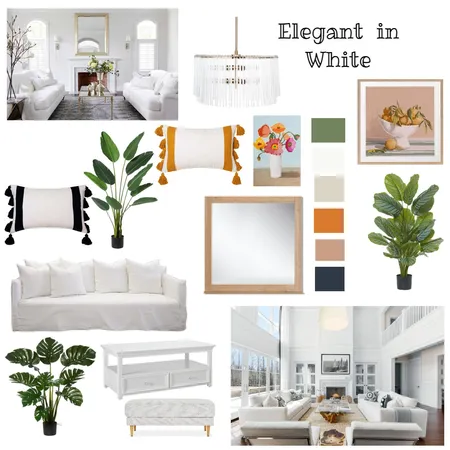 Elegant in White Interior Design Mood Board by bakermichelle765@yahoo.com on Style Sourcebook