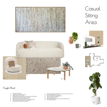 Casual Sitting Area Interior Design Mood Board by Spaces To Liv on Style Sourcebook