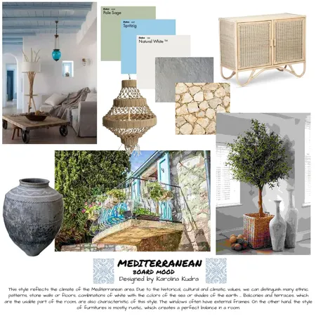 Mediterranean Board Mood Interior Design Mood Board by karolinakudra on Style Sourcebook