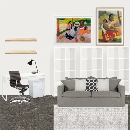 Media Room Facing Shelves Interior Design Mood Board by L7 on Style Sourcebook