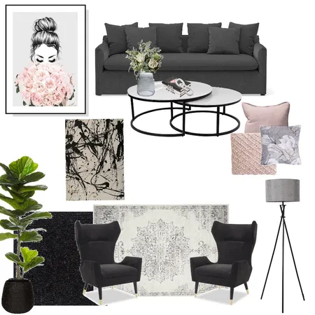 Mel Living Room Interior Design Mood Board by Breannen-Faye Guegan-Hill on Style Sourcebook