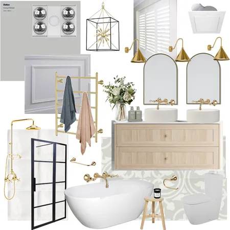 Module 10 Bathroom Interior Design Mood Board by Model Interiors on Style Sourcebook