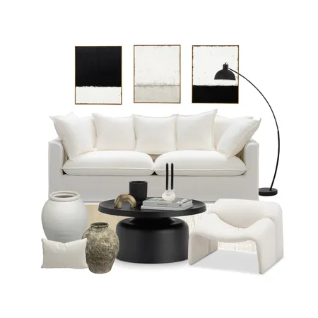 Contemporary Living Interior Design Mood Board by Rachel Hall on Style Sourcebook