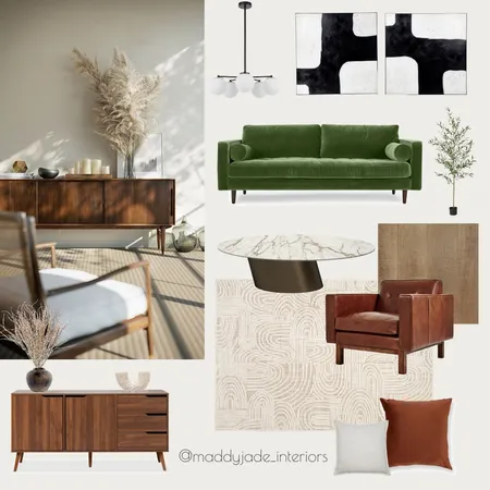 mid century modern dreams Interior Design Mood Board by Maddy Jade Interiors on Style Sourcebook