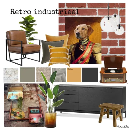 Moodboard opdracht 3 Retro industrieel Interior Design Mood Board by Sassefrats on Style Sourcebook