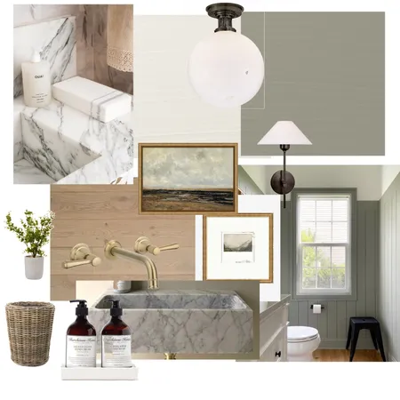 Mem powder room Interior Design Mood Board by Olivewood Interiors on Style Sourcebook