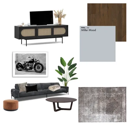 Modern Industrial Living Interior Design Mood Board by hayleyponchard on Style Sourcebook