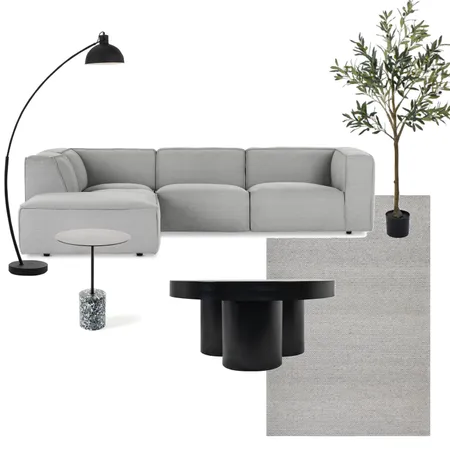 Contemporary Living Room Interior Design Mood Board by TrixieAnne on Style Sourcebook