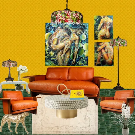 Eclectic Living Room Design by Malak Benzenberg Interior Design Mood Board by Malak_Benzenberg on Style Sourcebook