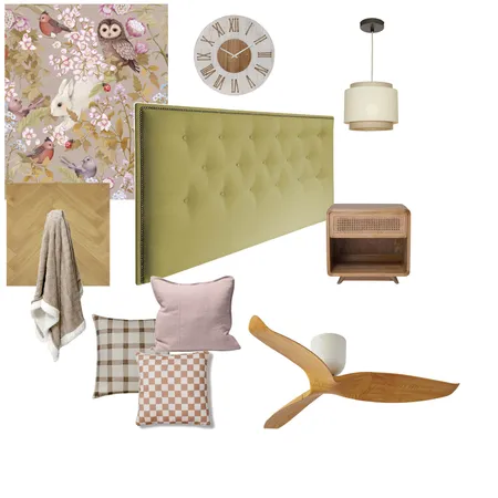 70's modern bedroom Interior Design Mood Board by Lighting Illusions Skygate on Style Sourcebook