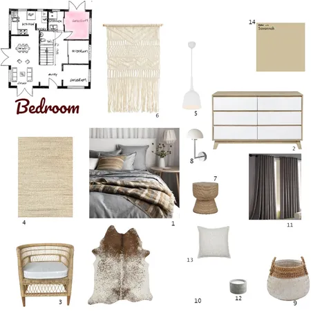 Bedroom Interior Design Mood Board by MaïCamara on Style Sourcebook